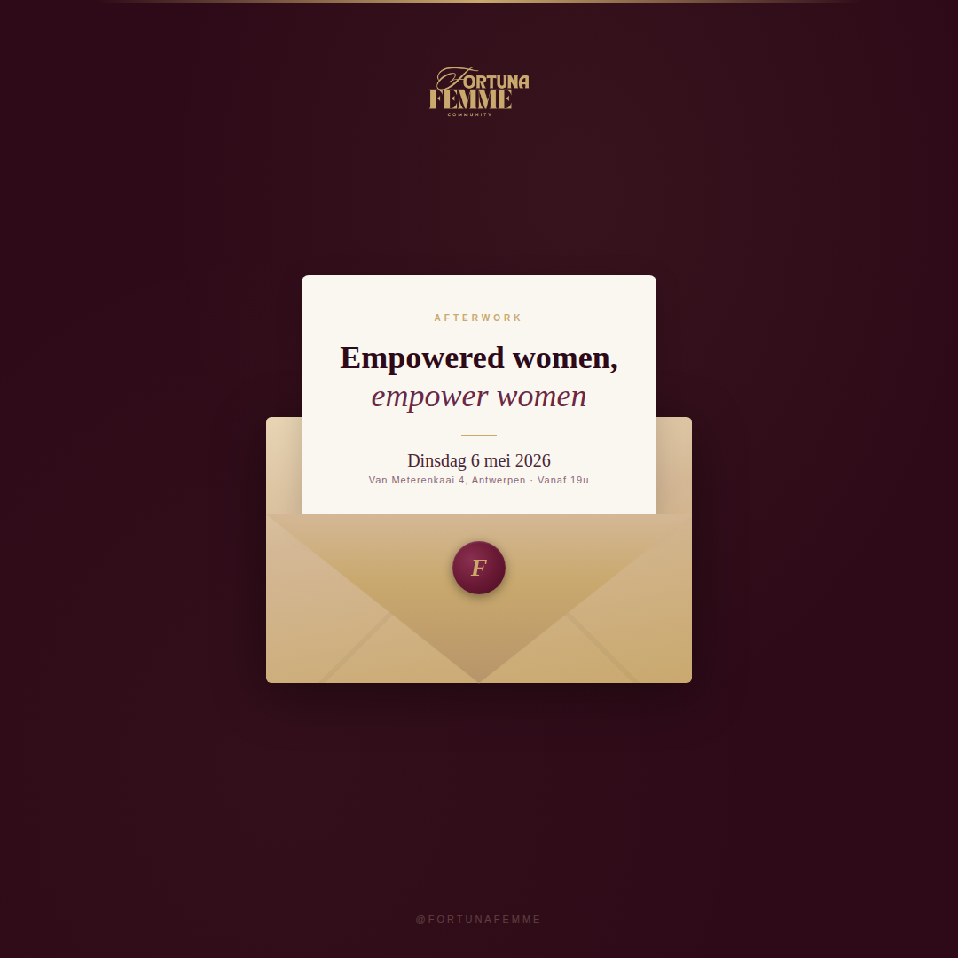Fortuna Femme Afterwork 6 mei 2026